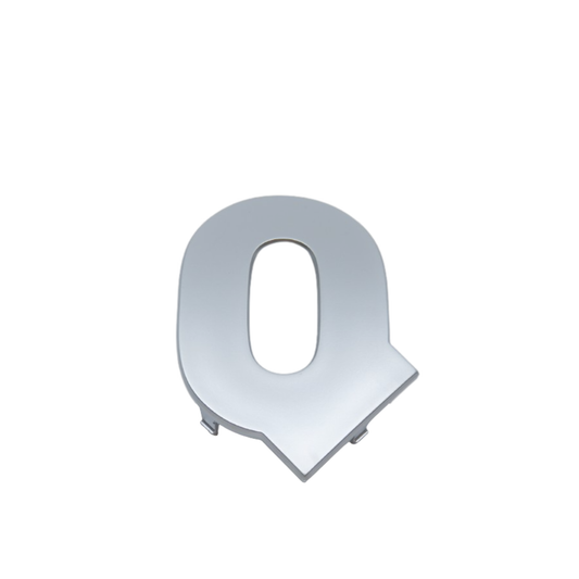 Q Logo Matt Chromium for Puq Q2 | Pro Coffee Partners