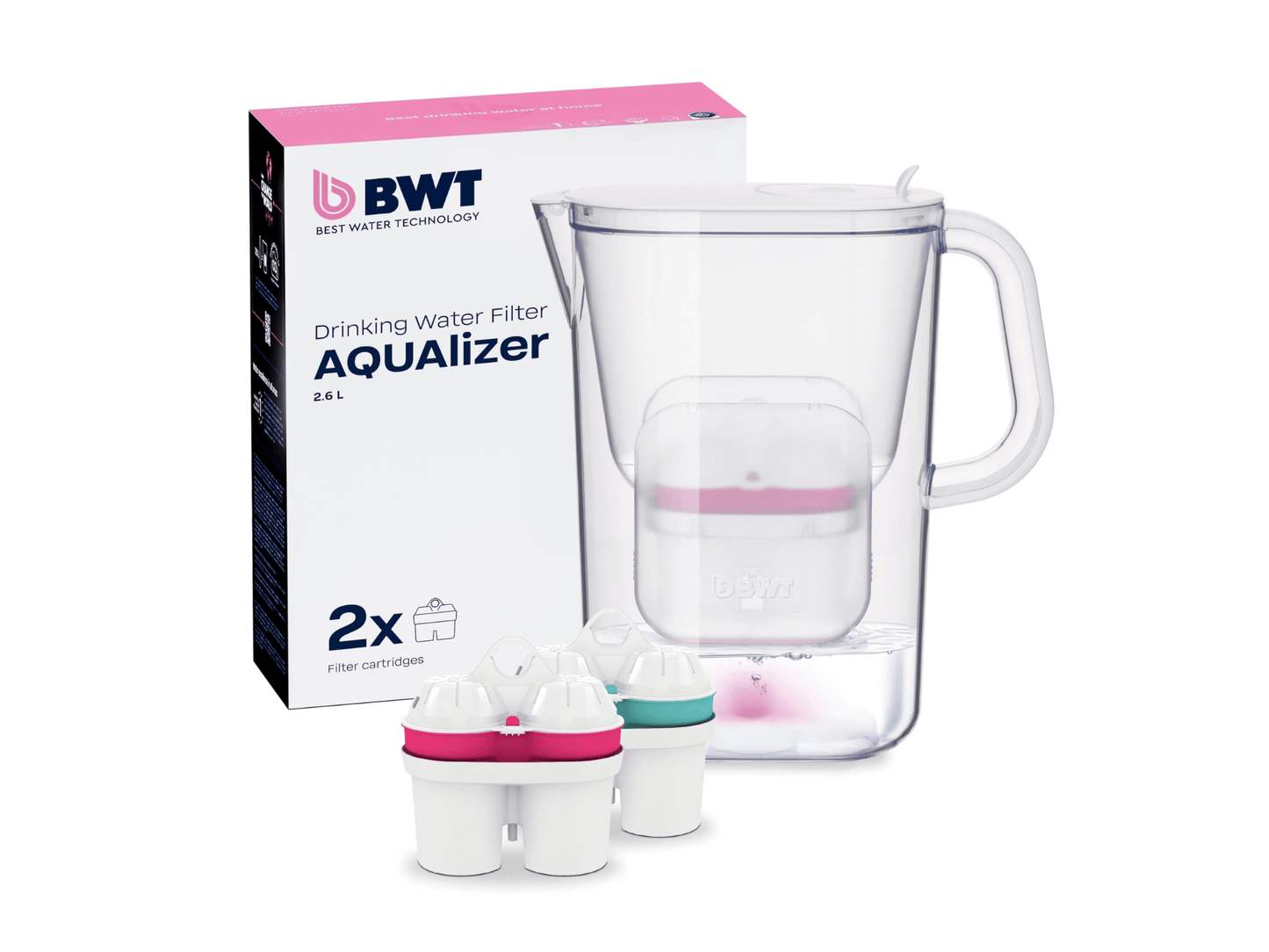 BWT AQUAlizer Water Filter with 1 Magnesium Filter and 1 Zinc Filter | Pro Coffee Gear